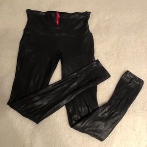 Spanx Faux Leather High Waisted Leggings